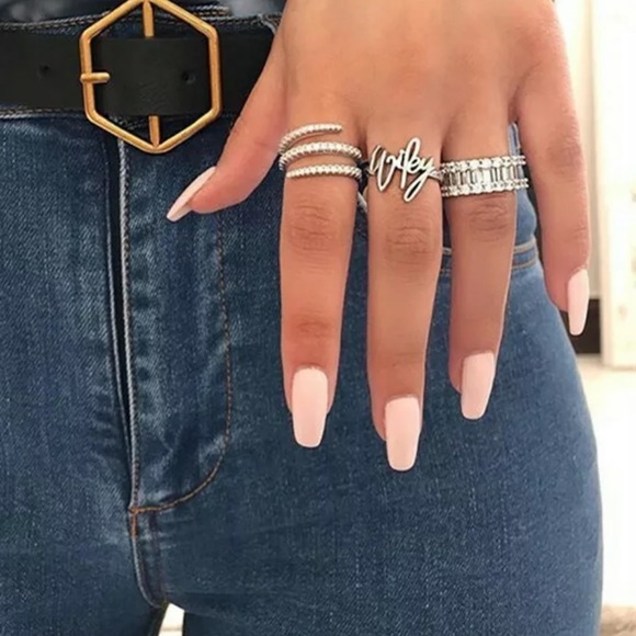 NEW 3 ROUND FULL DIAMOND STERLING SILVER RING - Picture 5 of 7